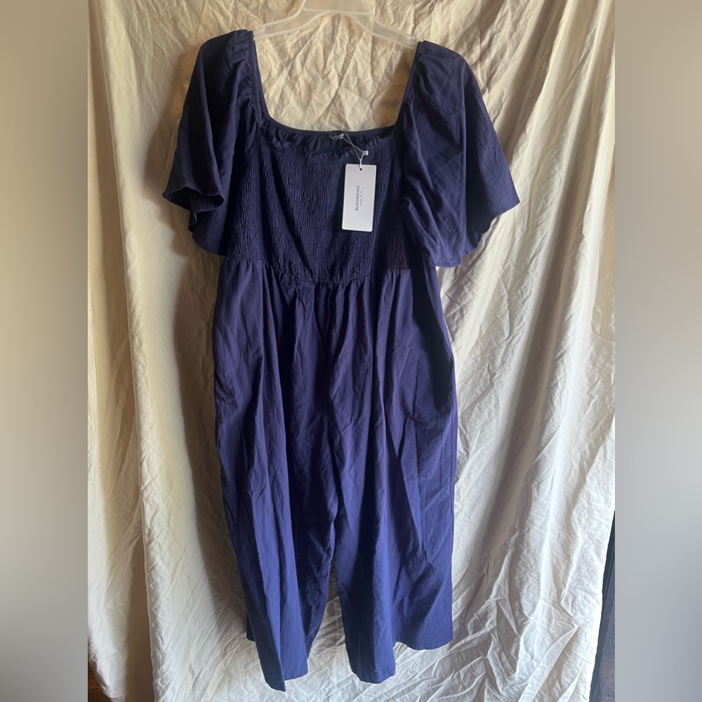 Bloomchic navy jumpsuit